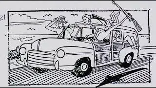 Top Secret! 1984 Skeet Surfin&rsquo; Storyboards