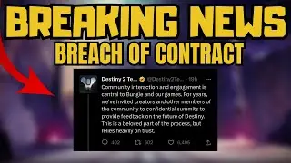 Destiny 2 News: Content Creator Gets BANNED For Leaking Info