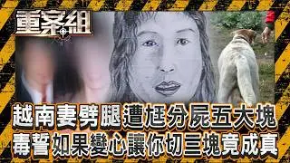 越南妻劈腿「遭尪分屍五大塊」小狗叼頭顱揭命案！她熱戀期喊「如果變心讓你切三塊」毒誓竟成真？／中南部大毒梟遭黑吃黑！毒鴛鴦藥癮發作槍殺他？《重案組》20260124｜楊茹涵 @ebcOhMyGod