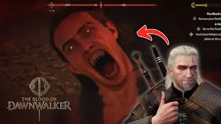 HUGE Witcher fan REACT to The Blood of Dawnwalker NEW gameplay footage