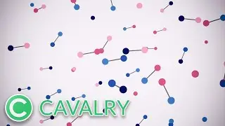 Making atoms animation in Cavalry 