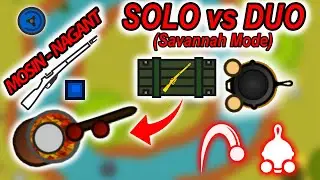 SOLO VS DUOS IN THE SAVANNAH MODE ! | SURVIV.IO