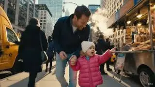 Father & daughter on the streets of NYC #ai #experimental #art #aiexperimentalart 