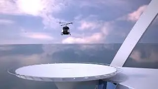 F-Helix Electric Rotorcraft Flying
