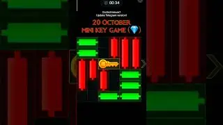 20 October hamster combat mini key mini game puzzle gaming key level