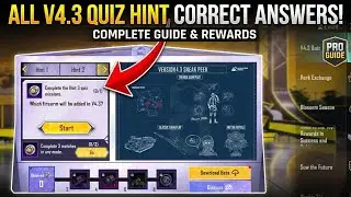 V4.3 All Hint Quiz Correct Answers is Here | Get Free Rewards V4.3 Quiz Correct Answers is Here