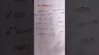 Z Transform #gate #signals #trb