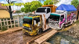 Dapat Truck Terbengkalai! Langsung Mimin Rombak Jadi Mbois 🔥ES Truck Simulator ID