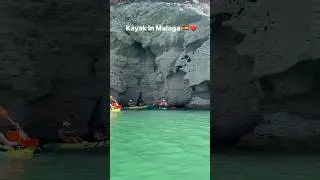 Kayaking in Malaga (Spain)#sports #youtubeshorts #shorts #nature #adventure #summer #fun #family