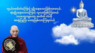 စိတ်ဖြစ်စဉ်ကိုလေ့လာခြင်း #တရားတော်များ #ပါချုပ်ဆရာတော်တရားများmp3