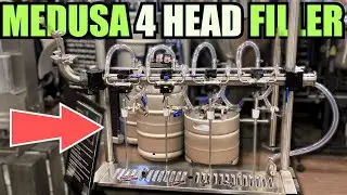 MultiHead Counter Pressure BOTTLE FILLER | Medusa Bottle Filler | MoreBeer! Pro