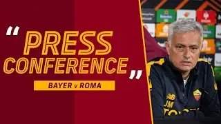 🟨🟥 LIVE | La conferenza stampa di José Mourinho e Nemanja Matic alla vigilia di Bayer-Roma