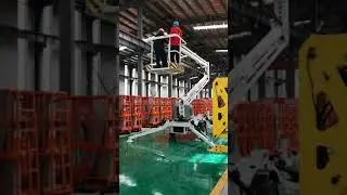 How to operate the towable cherry picker spider lift/articulated boom lift