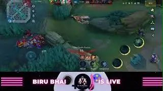 WELCOME BACK ROAD TO MYTHICAL HONOR MOBA LEGENDS WITH BIRUBHAI LIVE [MLBB INDIA]