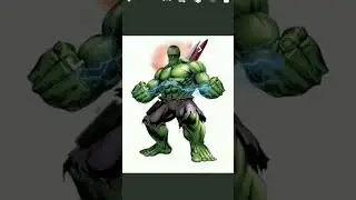 Hulk + Stan Lee + iron man || fusion art || #shorts #youtubeshorts