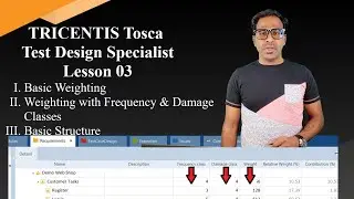 TRICENTIS Tosca Test Design - Lesson 03|Requirements Weighting| Weighting @ Frequency & Damage Class