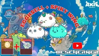 Top 1 Leaderboard Axie Infinity Season 21 | Eggshell + Spiky Wing | Aquatic Mech Plant