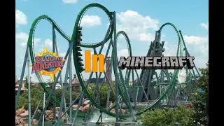 Exploring Islands of Adventure in Minecraft