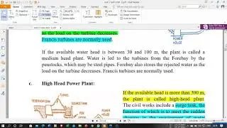 Types of hydro electric power plant