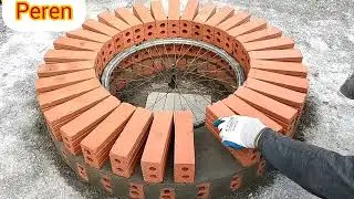How to build a multi-purpose fire pit in a small garden at home