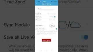 Blink Mini How to delete a camera system from the app