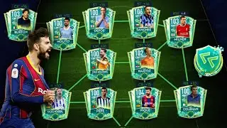 OMG! 400M+ FULL FLASHBACK SQUAD BUILDER | FT. PIQUE, BUFFON, SANCHEZ | FIFA MOBILE 21