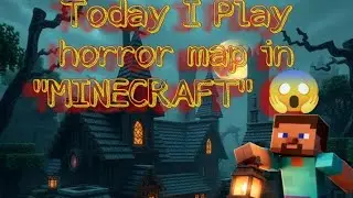 Today I play horror map in Minecraft 