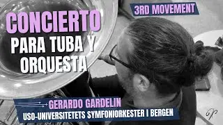 Concerto for tuba and orchestra by Gerardo Gardelin - European premiere