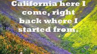 California Here I Come Lyrics