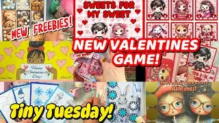 NEW Tiny Tuesday FREEBIES!‼️NEW VALENTINES GAME, funding some winter savings, walkthrough my binder!