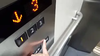 2 Mitsubishi Traction Elevators @Shin Osaka Station, Japan