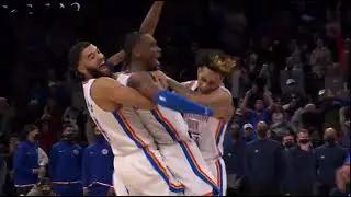 SHAI GILGEOUS-ALEXANDER HITS A STEPBACK 3 FOR THE WIN!