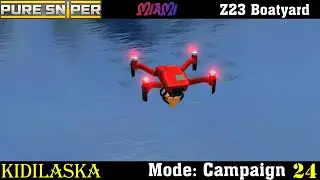 destroy the red drone bomber in Z23 Boatyard Campaign 24
