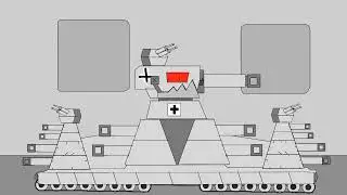 Pertarungan tak terduga dan kemunculan kv45 jerman animasi kartun tank 