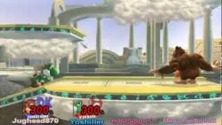 Yoshiller SSBB match 28: Against Jughead870, GoldRaptor17, and MegamanSonicX