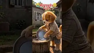 🐶✈️Poor Puppy:😭From Bus🚌to Flight!🐶✈️(Part-1)#shorts #dog #pets #aianimahalmn
