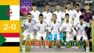 Alg&eacute;rie - Soudan U17 UAFA Arab Cup 2022/ U17 الجزائر vs السودان