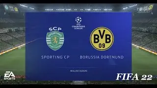 Sporting CP vs Borussia Dortmund | UEFA Champions Leagues  ⚽️ | FIFA 22 | PS5&trade; Gameplay in Full HD