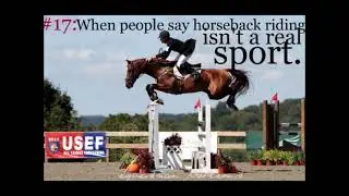 Equestrian quotes, sayings and problems