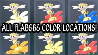 Множество цветов Флабебе Pokemon Legends Z-A