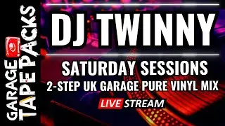 🔴 DJ Twinny &ndash; Saturday Sessions | Live 2-Step UK Garage Vinyl Mix | Garage Tape Packs&trade;