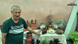 Viorel Bunea, orastianul care si-a transformat curtea intr-un colt de rai
