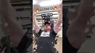 The AD PRESS for JACKED Shoulders & Upper Chest! #gym #workout #fitness