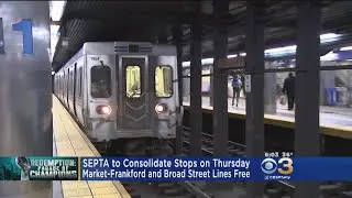 SEPTA To Consolidate Stops On Thursday For Eagles Parade