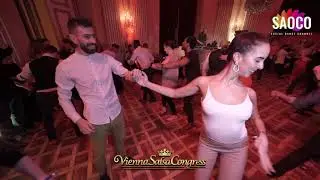 Panagiotis Aglamisis and Viviana Apost Salsa Dancing at Vienna Salsa Congress 2019, Fri 06.12.2019
