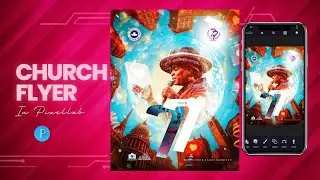 Church Flyer Design Created In Pixellab | Pixellab Tutorial
