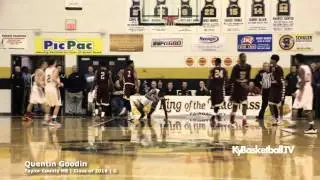 Quentin Goodin DUNKS - Taylor County HS Basketball 2014-15