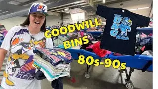 Couldn&rsquo;t Stop Finding 80s & 90s Vintage Tshirts @Goodwill Bins Disney, Sports, Hats & more