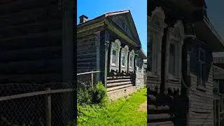 Деревенские домики #рф #деревня #discover #village #province #woodenarchitecture #woodenhouse #old