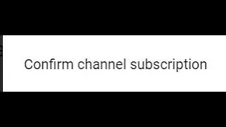 how to make a confirmation channel subscription link